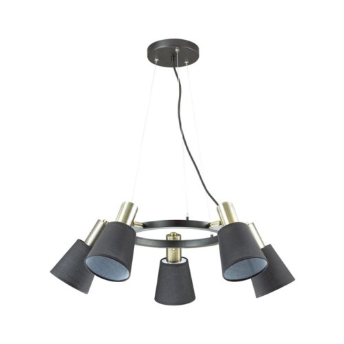 Люстра потолочная пятирожковая Lumion LN19 095 E14 220В Античная бронза картинка 